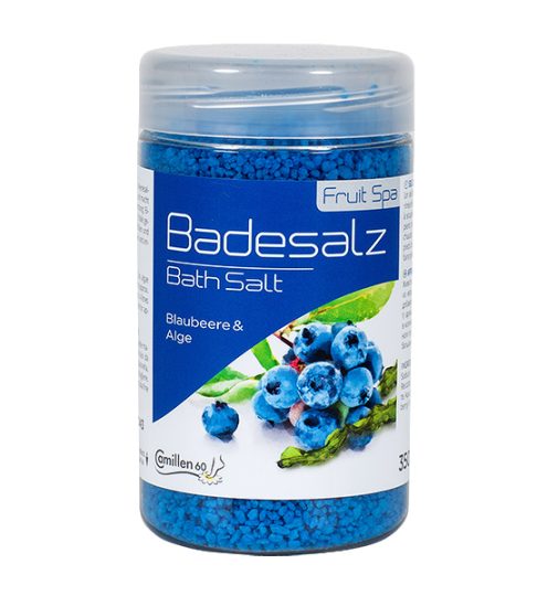 Badsalt med vårdande blåbär och havsalger
