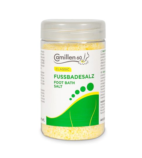Uppmjukande vårdande fotsalt